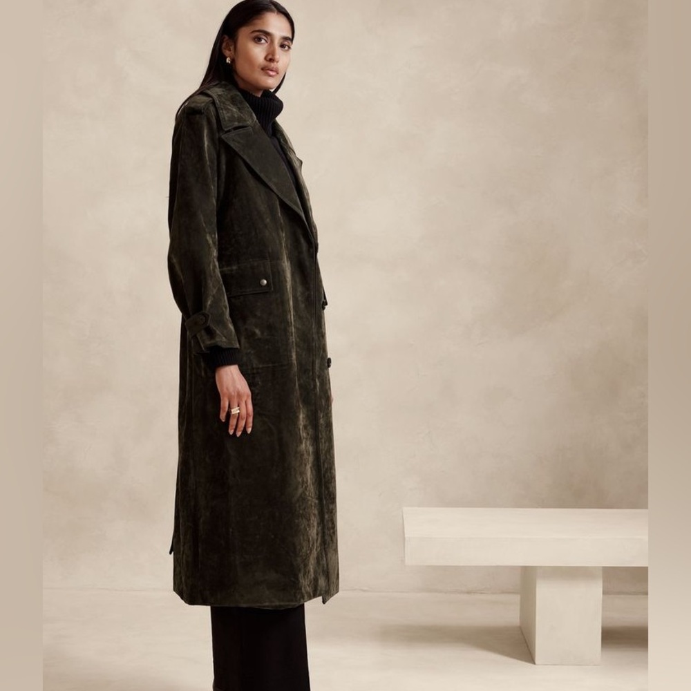 ISO Banana republic Amalia trench